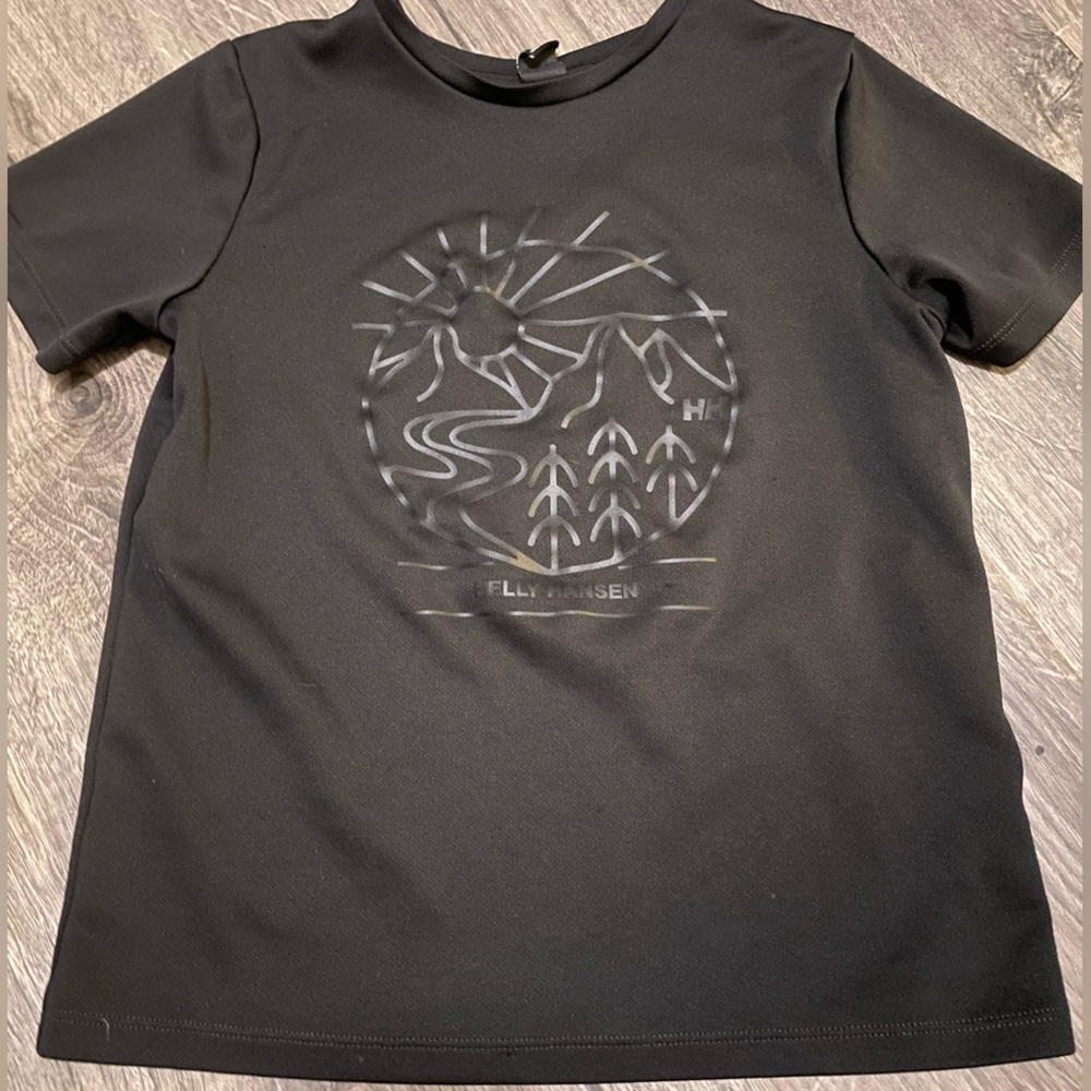 Helly Hansen Kids Black Graphic T-Shirt